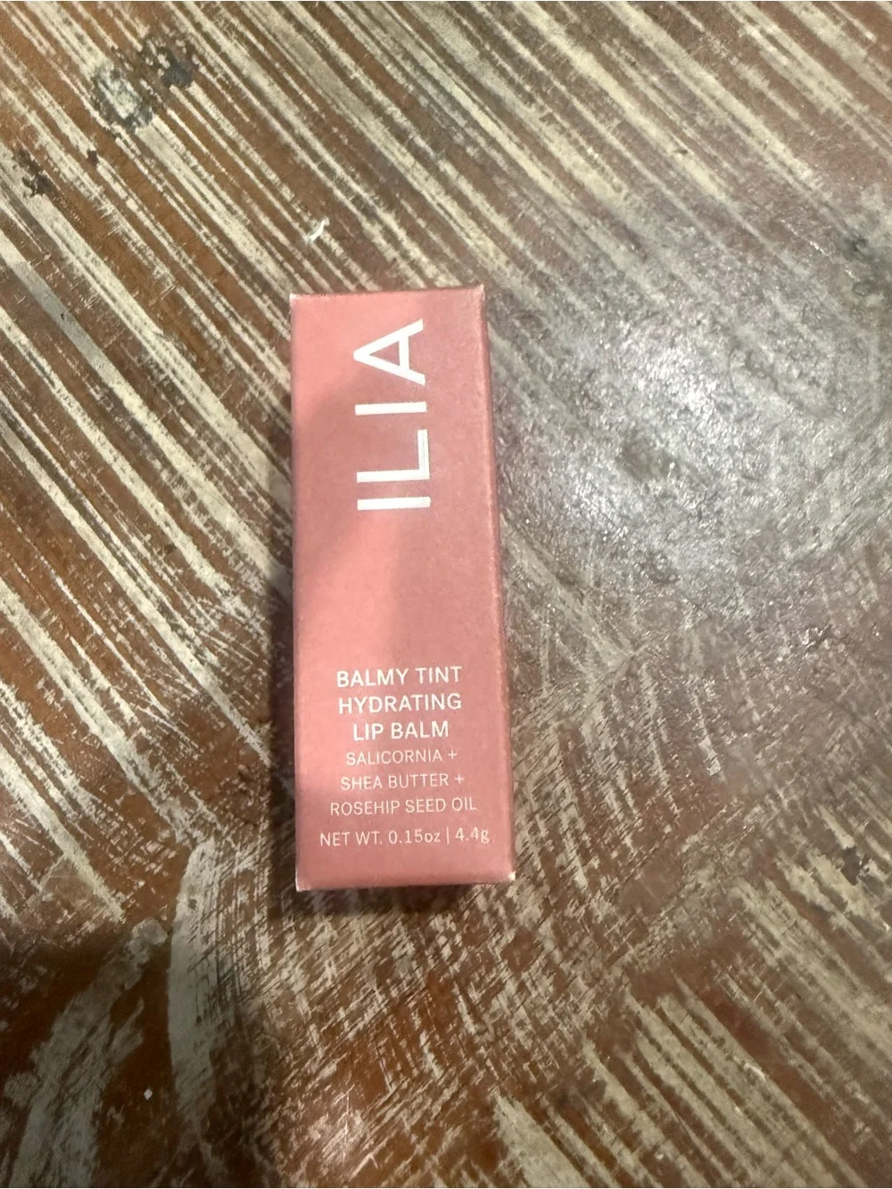 NWT ILIA Balmy Tint Hydrating Lip Balm — Warm Rose